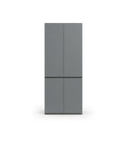 現代灰色高身掩門儲物櫃 Modern Grey Tall Storage Cabinet