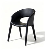 鏤空弧型設計休閒椅 Hollow-Back Curved Design Lounge Chair