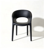 Hollow-Back Curved Design Lounge Chair