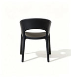 鏤空弧型設計休閒椅 Hollow-Back Curved Design Lounge Chair