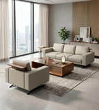 現代商務扶手置物三人沙發 Modern Executive Lounge Three-Seater Sofa