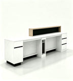 大理石紋現代接待前台	Modern Marble-Texture Reception Desk