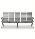 耐用不銹鋼高背帶扶手排椅 Durable Stainless Steel Waiting Chair