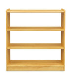 原木色實木開放式多層幼稚園玩具櫃 Simple Solid Wood Kindergarten Toy Cabinet