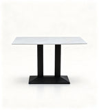 Modern White Sintered Stone Dining Table