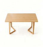 Nordic Ash Wood Rectangular Coffee Table