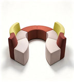 現代模組化弧形組合沙發 Modern Modular Curved Sectional Sofa