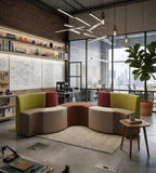 現代模組化弧形組合沙發 Modern Modular Curved Sectional Sofa
