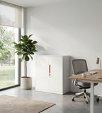 Mid-Height Steel Double-Door Cabinet