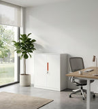 鋼製中型對開文件櫃 Mid-Height Steel Double-Door Cabinet