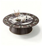 立體拼接底座電動大圓檯 Sculptural Segmented-Base Electric Banquet Table