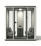 Spacious Six-Person Executive Meeting Pod