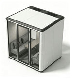 Spacious Six-Person Executive Meeting Pod