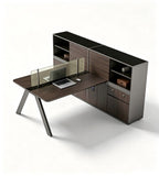 開放式辦公室雙人共用工作台 Open-Plan Double-User Shared Workstation
