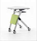 Green, movable, fixable, multifunctional folding table