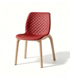 Two-Tone Diamond-Quilted Lounge Chair