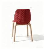 Two-Tone Diamond-Quilted Lounge Chair