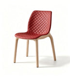 Two-Tone Diamond-Quilted Lounge Chair