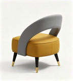 現代輕奢黃灰雙拼梳化 Modern Luxury Two-Tone Yellow and Grey Sofa