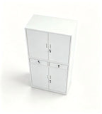 High-end Double-Tier Steel Cabinet with Lock