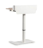 簡約象牙白帶櫃桶升降演講枱 Minimalist Ivory Adjustable Podium