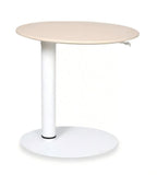 Minimalist Light Wood Adjustable Round Podium