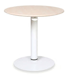 Minimalist Light Wood Adjustable Round Podium