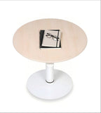Minimalist Light Wood Adjustable Round Podium