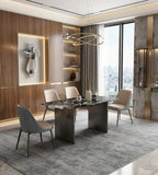 Modern Luxury Bvlgari Black Natural Stone Dining Table