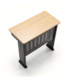 現代木製鋼架高級排椅 Modern high-end wood and steel beam seating