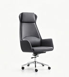 深灰色高背五星腳大班椅	Dark Gray High-Back Five-Star Base Executive Chair