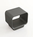 現代簡約灰色實木雙層儲物茶几 Modern Minimalist Grey Solid Wood Coffee Table