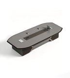 現代灰色實木雙層枱面會議枱 Modern Grey Solid Wood Conference Table