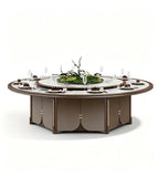 弧形拼接工藝電動大圓檯 Curved-Panel Designer Electric Banquet Table