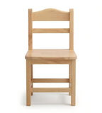 經典歐式原木色實木無扶手幼稚園椅 Classic Solid Wood Kindergarten Chair