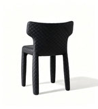 怪獸圖騰菱格休閒椅 Monster Pattern Quilted Lounge Chair