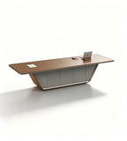 流線型胡桃木會議桌 Streamline Walnut Conference Table