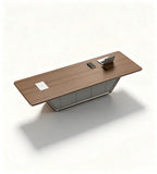 流線型胡桃木會議桌 Streamline Walnut Conference Table
