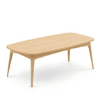 北歐原木色長方形茶几 Nordic Natural Wood Rectangular Coffee Table