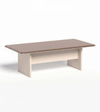 現代胡桃木色木紋長方形會議枱 Modern Walnut Rectangular Conference Table