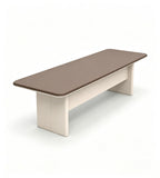 現代胡桃木色木紋長方形會議枱 Modern Walnut Rectangular Conference Table