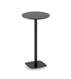 現代簡約黑色金屬腳圓形吧枱 Modern Black Round Bar Table