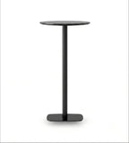 現代簡約黑色金屬腳圓形吧枱 Modern Black Round Bar Table