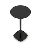 現代簡約黑色金屬腳圓形吧枱 Modern Black Round Bar Table