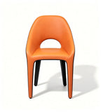 Two-Tone Hollow-Back Lounge Chair