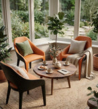 Two-Tone Hollow-Back Lounge Chair