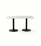Modern White Sintered Stone Dining Table
