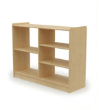 原木色實木開放式多層幼稚園玩具櫃 Simple Solid Wood Kindergarten Toy Cabinet