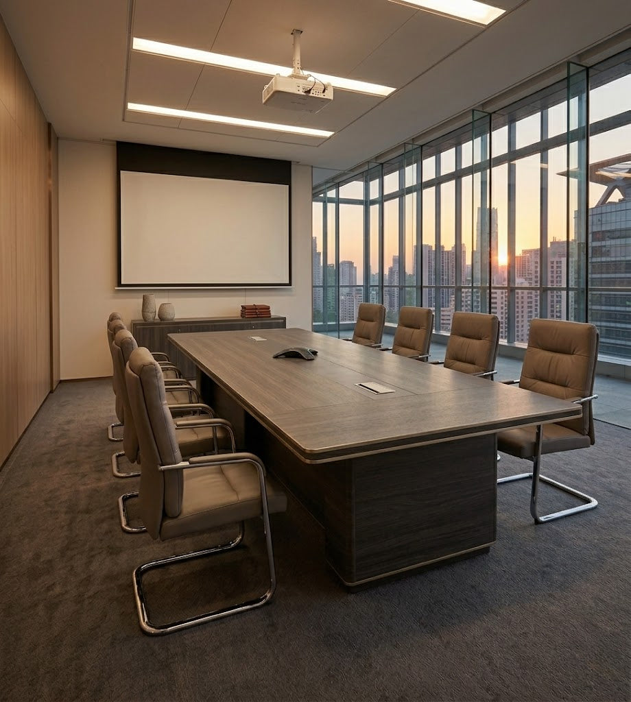 簡約立柱會議桌 Minimalist Pedestal Conference Table