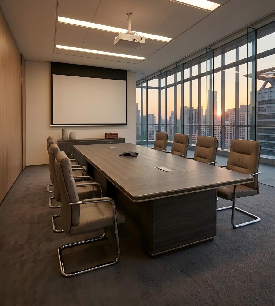 簡約立柱會議桌 Minimalist Pedestal Conference Table